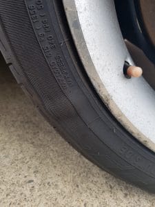 Sidewall Tyre Bulge