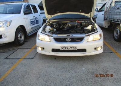 Cars inspected by PDS Vehicle inspections include this Lexus IS200 manual luxury car inspection