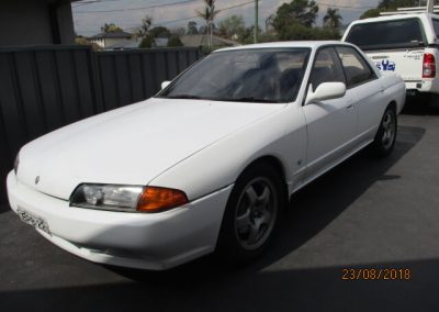 Cars inspected by PDS Vehicle inspections include this Nissan Skyline having a pre purchase car inspection